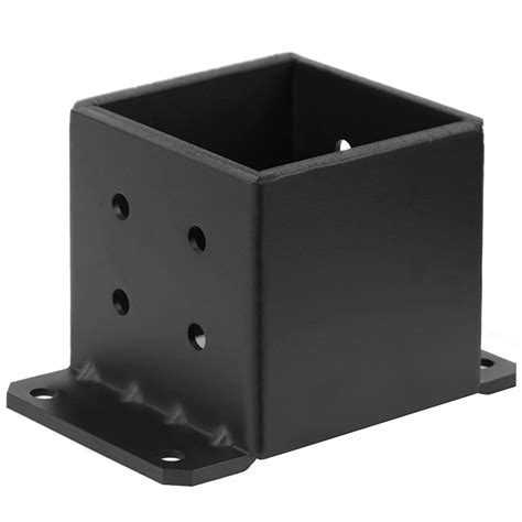 6x6 metal brackets for concrete|heavy duty 6x6 post base.